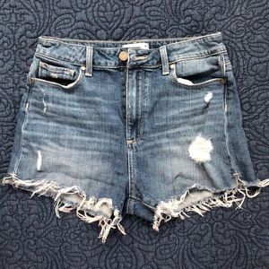 Paige Denim High Waisted Shorts